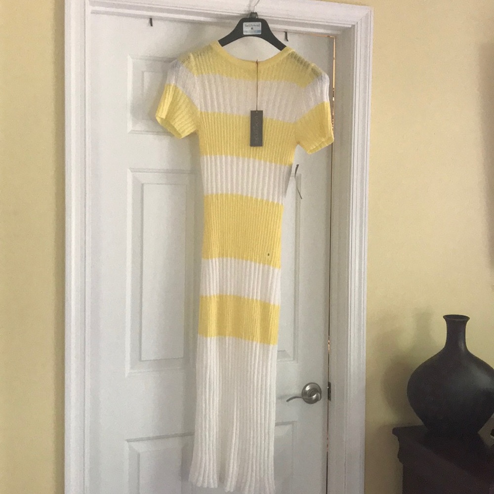 Eva Mendes Short Sleeve Sweater Dress -NWT